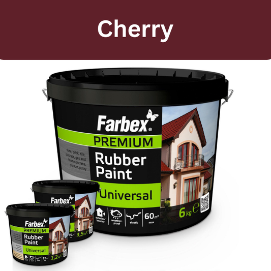 Universal Rubber Paint – Cherry - Durable, Waterproof & Flexible Coating for All Surfaces